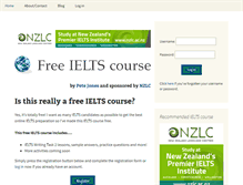 Tablet Screenshot of freeieltscourse.com